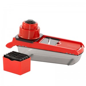 المطبخ الخضار القطاعة القابلة للتعديل الفولاذ المقاوم للصدأ شفرات الفاكهة الغذاء جوليان القطاعة كتر المروحية المبشارة