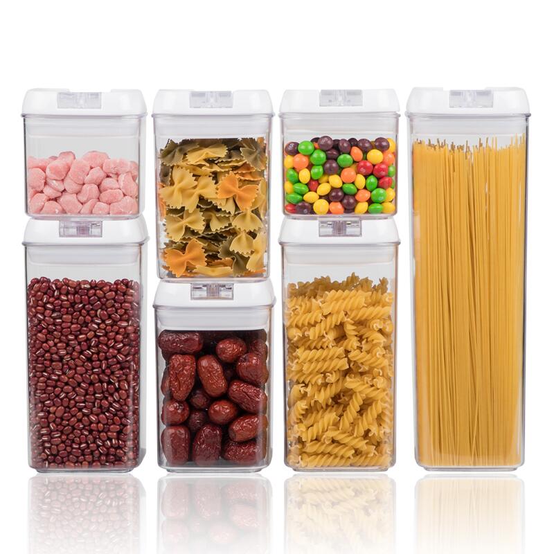7-قطعة مجموعة من BPA الحرة محكم تخزين المواد الغذائية مجموعة الحاويات ، حاويات تخزين الأغذية مع اغطية