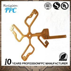 Ruiyien ثنائي الفينيل متعدد الكلور ، وحدة الكاميرا الشركة العامة للفوسفات FPC بوليميد السينمائي تطبيق الإلكترونية FPC كابل شقة مرنة الد...