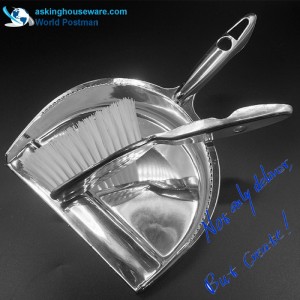 مكنسة مكنسة مكنسة الحجم متوسطة الحجم من اكبراند مع مطلية بالفضة