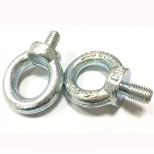 DIN580 M8 الكربون الصلب الأسود الزنك مطلي العين الترباس