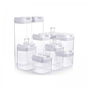 9 قطع محكم تخزين المواد الغذائية مجموعة الحاويات