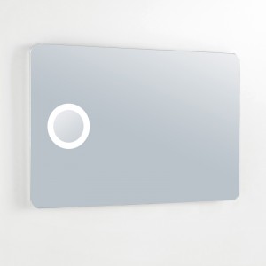 الاتحاد الأوروبي والولايات المتحدة الأمريكية الفاخرة LED المضاءة الخلفية مرآة الحمام مع Magnifying-ENE-AL-111