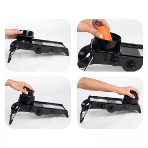 قابل للتعديل Mandoline Slicer مع تقطيع اللحم والخضروات Spiralizer للمطبخ