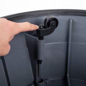 البلاستيك جولة واحدة قابلة للازالة الخطوة البراز للمنزل والمطبخ والحمام