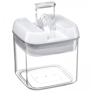 6 قطعة بلاستيكية خالية من البلاستيك محكم حاوية تخزين الحبوب الغذائية مجموعة