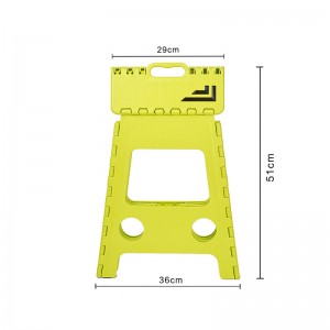 خطوة خفيفة قابلة للطي من البلاستيك البراز البراز لالبترون والمطبخ والتنزه