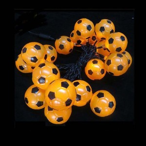 كرة القدم الكرة الصمام سلسلة الأنوار زينة لعيد الميلاد / عطلة