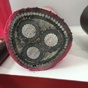 كابل معزول بـ 6 مم من سونا 1339 XLPE معزول بجهد كهربي معزول بجهد 6/3 KV إلى 19/33 KV