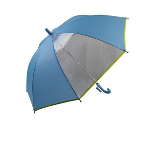 لوحة واحدة ترى من خلال مظلة طفل الإعلان الأزرق