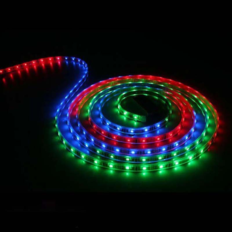 أضواء LED قطاع RGB الملونة الشريط سلسلة أضواء لعيد الميلاد / عطلة الزينة