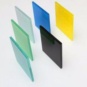 زجاج ملون ملون للسلامة