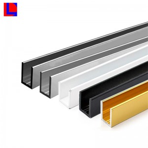 بثق سطح الملف بأكسيد الألمنيوم u قناة الألومنيوم