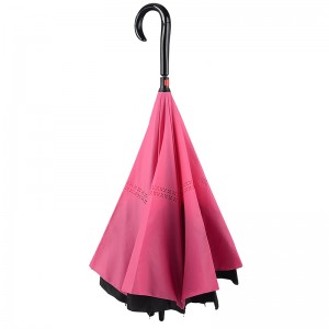 تجار الجملة مظلة يندبروف مقلوب عكس مظلة مظلة J للسيارات