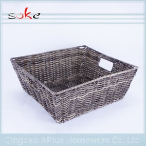 أفضل نوعية PE المنسوجة سلة التخزين