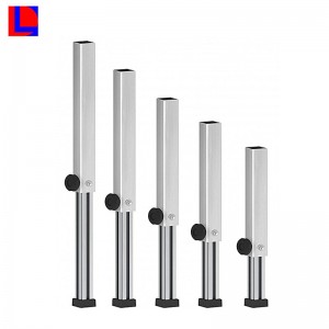 خدمة صانعي القطع الأصلية الصين رخيصة الثمن طاولة الألومنيوم مستديرة / ساحة تلسكوبية الساقين