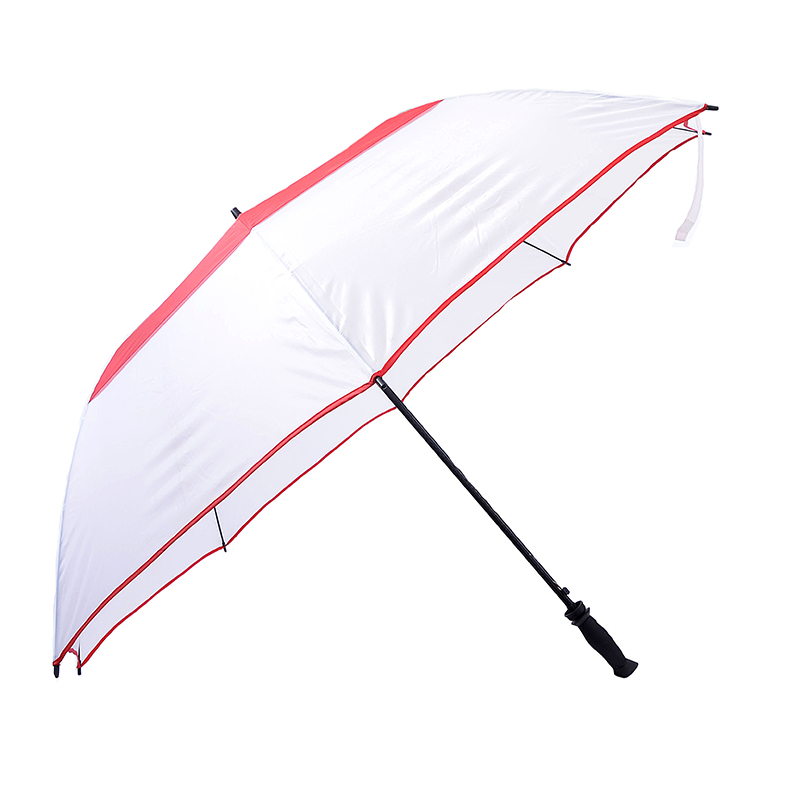 الصين مظلة طبقة مزدوجة أعلى مورد 30inch 8ribs مظلة الغولف مع طباعة الشعار