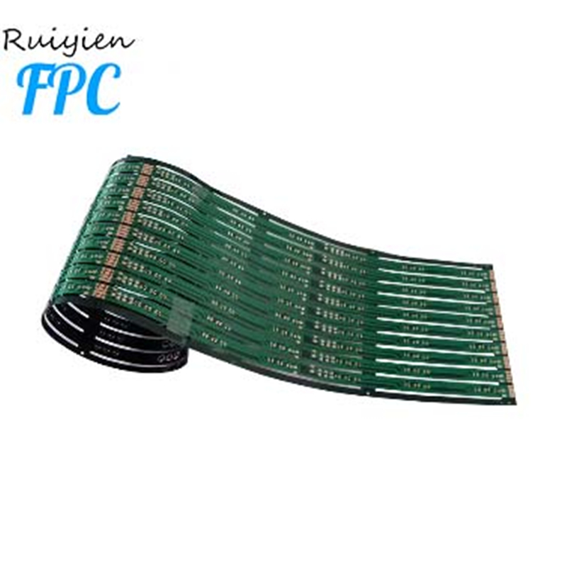 انخفاض تكلفة الكابلات المرنة محمية الحرة عينة شاشة تعمل باللمس مصنعين FPC 4 طبقة FPC PCB 1.0MM الملعب FPC / FFC المجلس فليكس