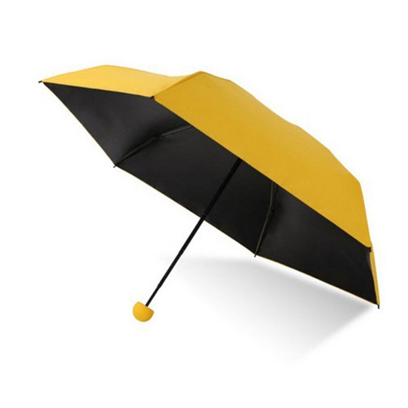الجملة المظلة الصينية رخيصة كبسولة مصغرة الإعلان 5 مظلة قابلة للطي