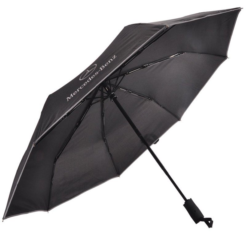 تماما التلقائي الأسود الشركة windproof مظلة سيارة مظلة لبنز