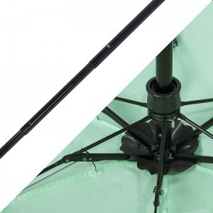 الإطار المعدني أصغر 5 مظلة المطر للطي مظلة شمسية للمرأة
