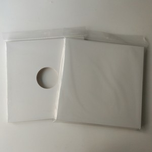 12 اللون الأبيض كرتون LP / سجل الغلاف