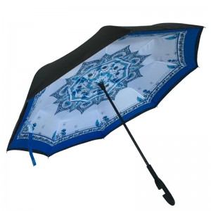 2019 الهدايا التسويقية السيارات مفتوحة manul وثيقة مخصصة الطباعة المطر مظلة عكس يندبروف الخاصة