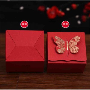 مصنع الجملة مخصص الطباعة ورق الكرافت المتاح سلطة وجبة خفيفة مربع التعبئة والتغليف