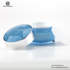 HXL212C جولة فارغة التجميل جرة مزدوجة الجدار حاوية العناية بالبشرة جرة