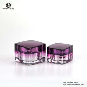 HXL215 جولة فارغة التجميل جرة مزدوجة الجدار حاوية العناية بالبشرة جرة