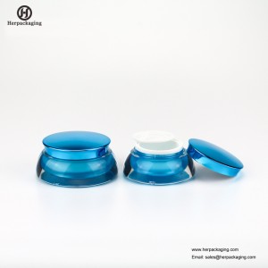 HXL222 جولة فاخرة جرة فارغة التجميل الاكريليك