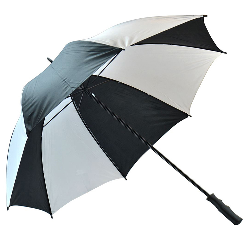 دليل التسويق مظلة مفتوحة مع الألياف الزجاجية إطار يندبروف مظلة الغولف الكبيرة