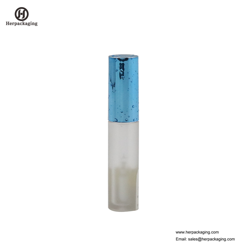 HCL303 أنابيب بلاستيكية شفافة لمعان الشفاه الفارغة لمنتجات التجميل الملونة توافدت لمعان الشفاه
