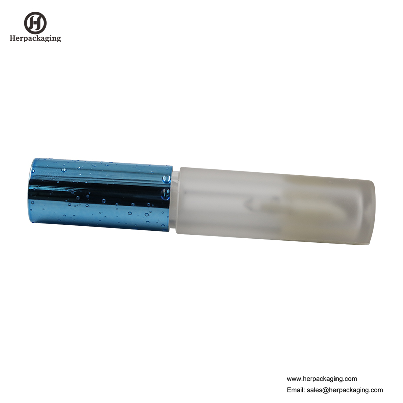 HCL303 أنابيب بلاستيكية شفافة لمعان الشفاه الفارغة لمنتجات التجميل الملونة توافدت لمعان الشفاه