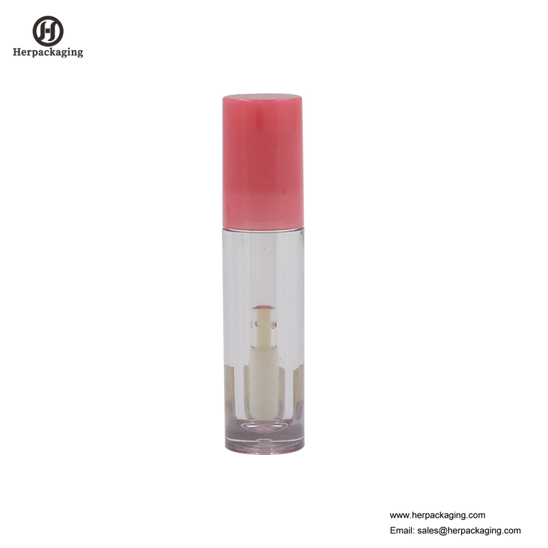 HCL306 أنابيب بلاستيكية شفافة لمعان الشفاه الفارغة لمنتجات التجميل الملونة توافدت لمعان الشفاه