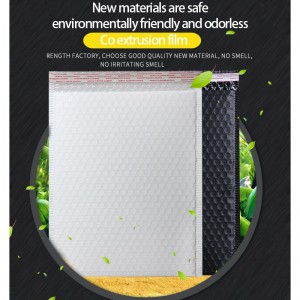 مخصص المطبوعة صدمة مقاومة فقاعة بريدية بيضاء مبطن مغلف كيس التغليف البلاستيكية