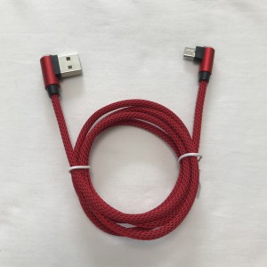 كابل بيانات مضفر ، كابل شحن USB للإسكان السريع ، USB micro ، ونوع C ، وشحن البرق لـ iPhone ومزامنته