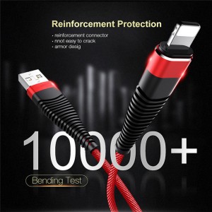 كابل بيانات USB مدمج سريع الشحن للألومنيوم فليكس الانحناء المتشابك بدون كابل USB صغير ، من النوع C ، شحن ومزامنة شحن iPhone