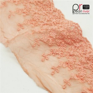 الدانتيل الوردي عالية الجودة