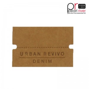 أزياء والجلود الملونة ملصقا hangtag عدد كبير