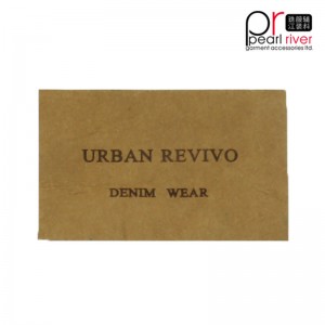 أزياء والجلود الملونة ملصقا hangtag عدد كبير