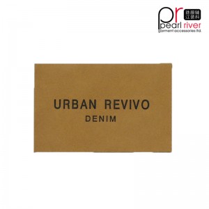 أزياء والجلود الملونة ملصقا hangtag عدد كبير