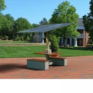 الطاقة الشمسية الجدول شحن محطات العمل الحرم الجامعي إنتاجية الطاقة المستدامة