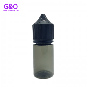 السمين الغوريلا يونيكورن vape 30ML 60ML الملونة واضحة زجاجة السائل ه زجاجة السائل السمين الغوريلا يونيكورن زجاجات بالقطارة البلاستيكية