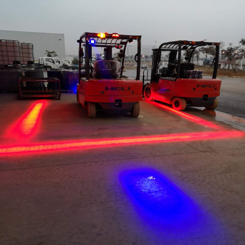 1500 لومن رافعة شوكية LED منطقة الضوء الأحمر للمستودع