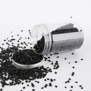 MASTERBATCH الأسود على أساس المواد الخام البلاستيكية ABS PC PS PP PE PVC EVA PET للمواد البلاستيكية