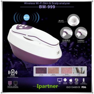 استخدام المنزلي تحليل الجلد المحمولة أجهزة تحليل الشعر قياس الرطوبة مع نظام iOS نظام أندرويد