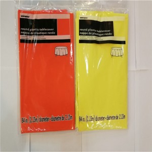 البولي إثيلين المنخفض الكثافة مخصص مطبوعة غطاء الطاولة ورقة من البلاستيك ورقة ماتس الجدول