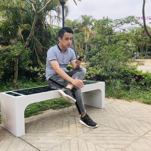 شارع الذكية الأثاث مقاعد الحضرية بالطاقة الشمسية