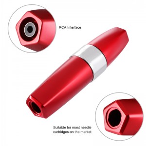 وصمة العار المهنية عالية الجودة الوشم الهجين القلم الشفاه شكل الروتاري آلة الوشم خراطيش إبرة القلم مع rca جاك EM123